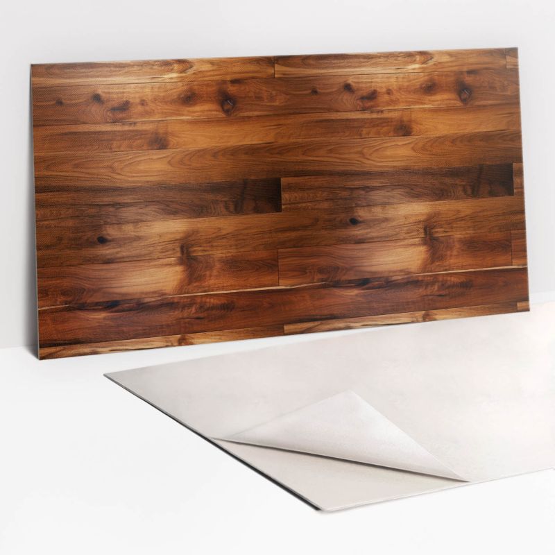 Panel samoprzylepny Tulup Ciemne deski 100x50 cm 1 szt.