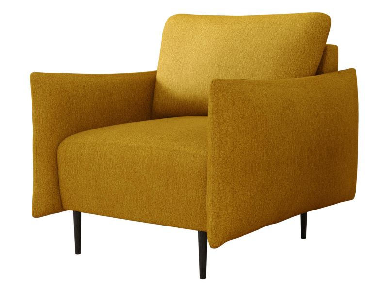 Fotel MIRJAN 24 nowoczesny Lambi curry 1 szt.