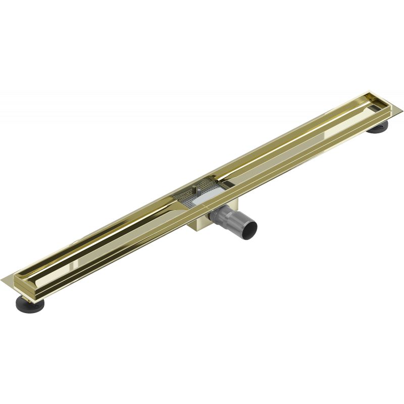 Korpus odpływu liniowego Mexen Flat złoty 100 cm