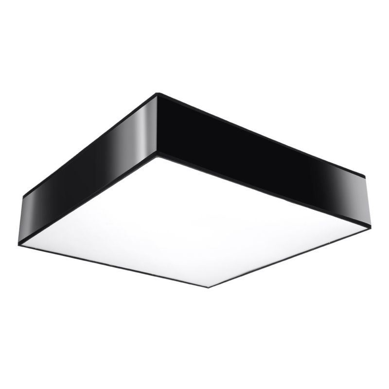 Plafon sufitowy Sollux Lighting Horus czarny 4 x E27 x 15W IP20 wym: 11 x 55 x 55 cm - 1 szt.