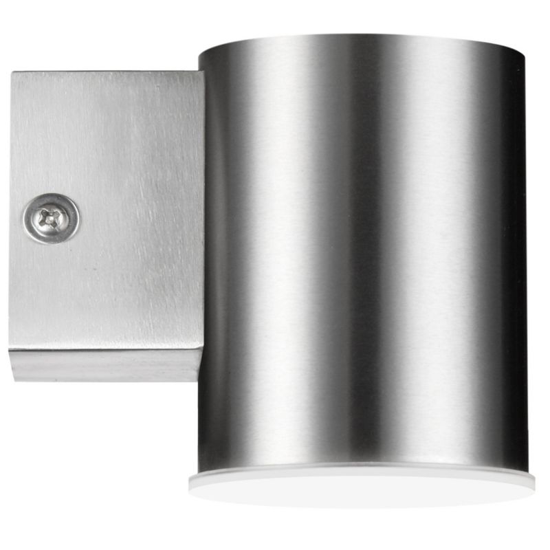 Kinkiet ścienny zewnętrzny Polux Nivero srebrny srebrny satyna LED 6.5W 4000K 450lm IP44 wym: 10 x 7,6 x 11 cm metal - 1 szt.