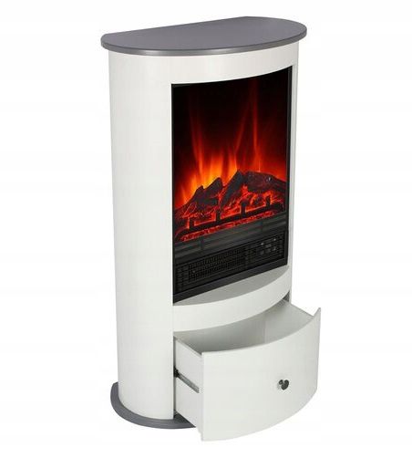 Kominek stojący elektryczny El Fuego WIEN II biały 1szt