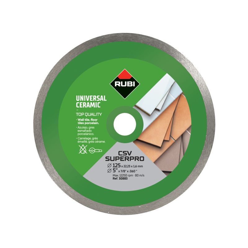 Tarcza diamentowa Rubi ceramika gres CSV 1,6 x 125 mm