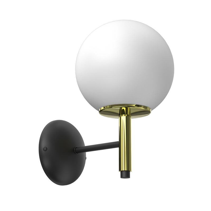 Kinket Awinion 1 x E27 czarno-złoty