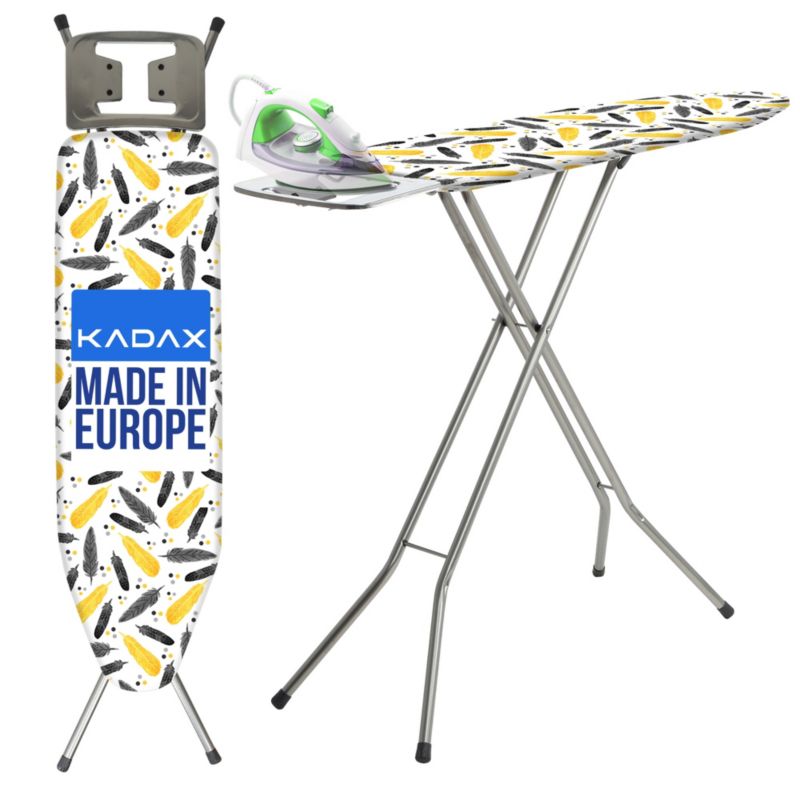 Deska Do Prasowania KADAX 105x30cm Składana Lekka Uchwyt Na Żelazko Standardowa 1szt.