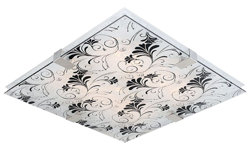 Plafon Candellux Vagante chromowany czarny 3 x E27 x 50W IP20 wym: 8 x 40 x 40 cm - 1 szt.