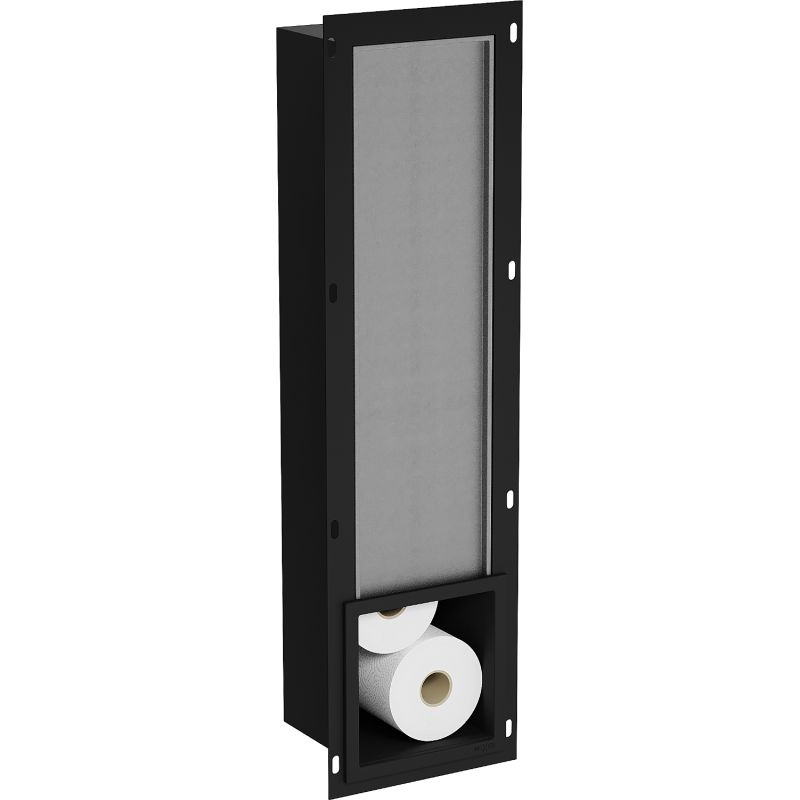 Magazynek ścienny Mexen X-Wall-B czarny 19,5x72 cm 1 szt.