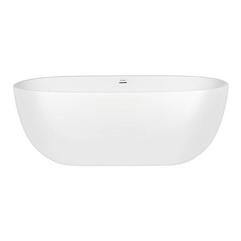 Wanna wolnostojąca Oltens Stora 170x78 cm owalna, akrylowa, biała połysk 1 szt.
