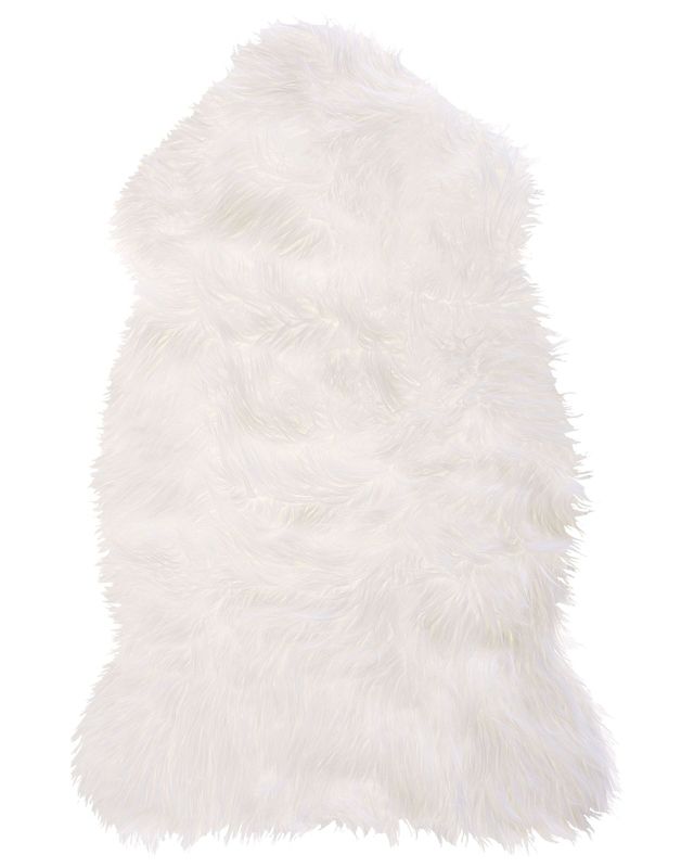 Dywanik ze sztucznego futra Mungo Biały 53 x 88 cm 1 szt.