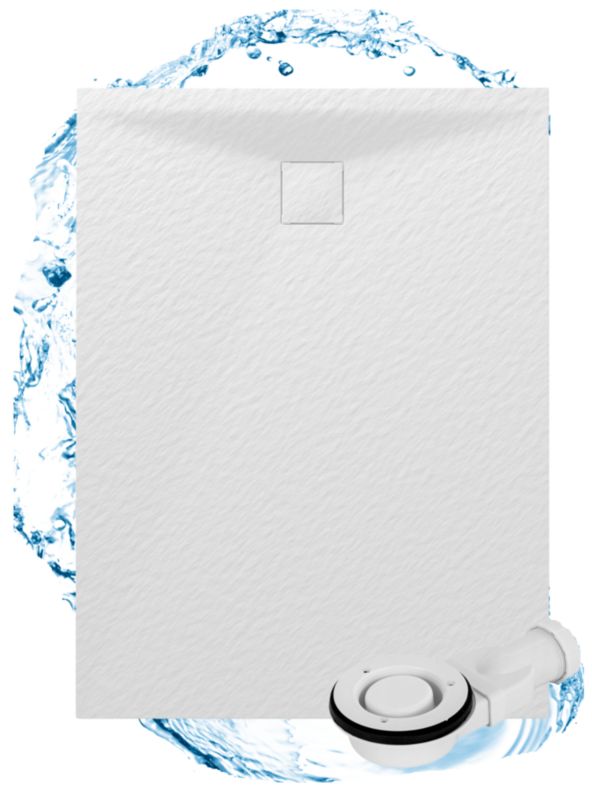 Brodzik Prysznicowy Prostokątny Granitan Teja 120x90CM Biały SMC Kompozyt 1szt.