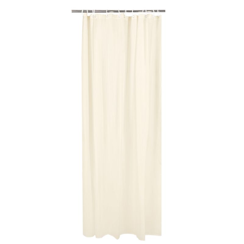 Zasłona prysznicowa Rodeno tekstylna 180x200 cm ecru 1 szt.
