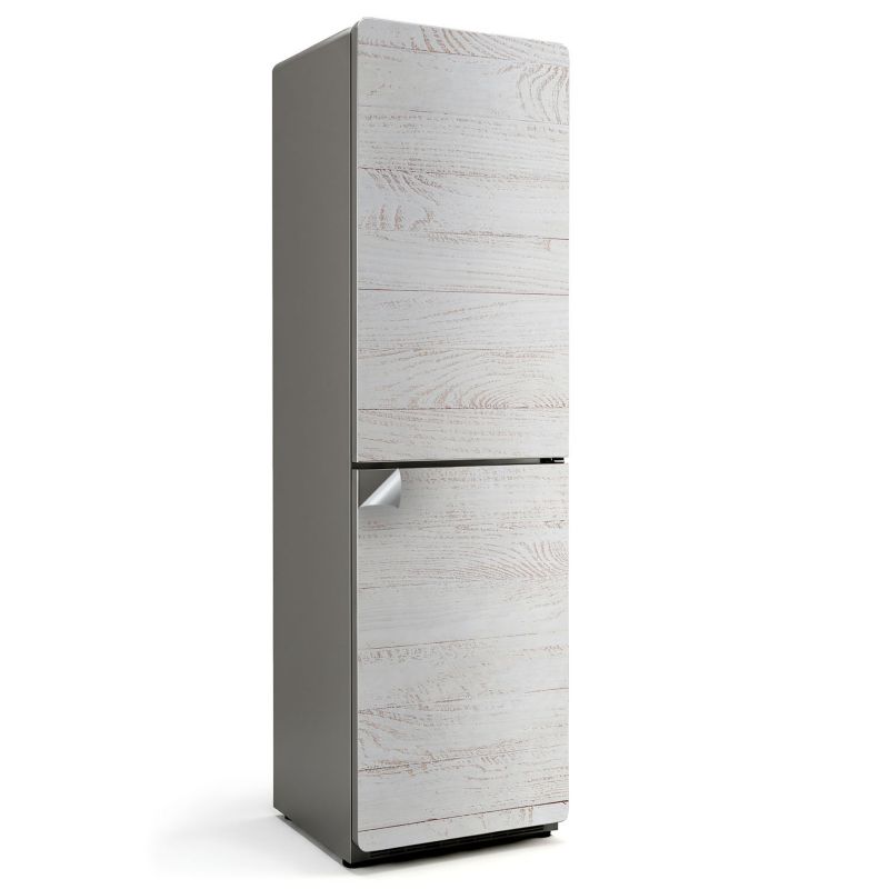 Ochronna naklejka na lodówkę Wallfluent 60x205 cm Drewniany wzór desek 1 szt.