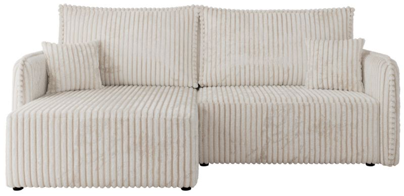 Narożnik MKS Meble MESTO L strona lewa beżowy sztruks 1szt.