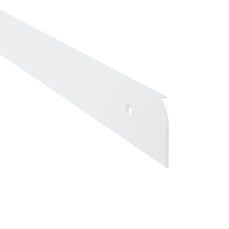 Listwa przyblatowa Cezar aluminiowa prawa 28 mm 62 cm biała