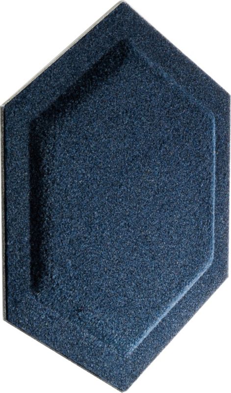 Panel dekoracyjny Decosa 30 x 26 cm filcowy heksagon granatowy