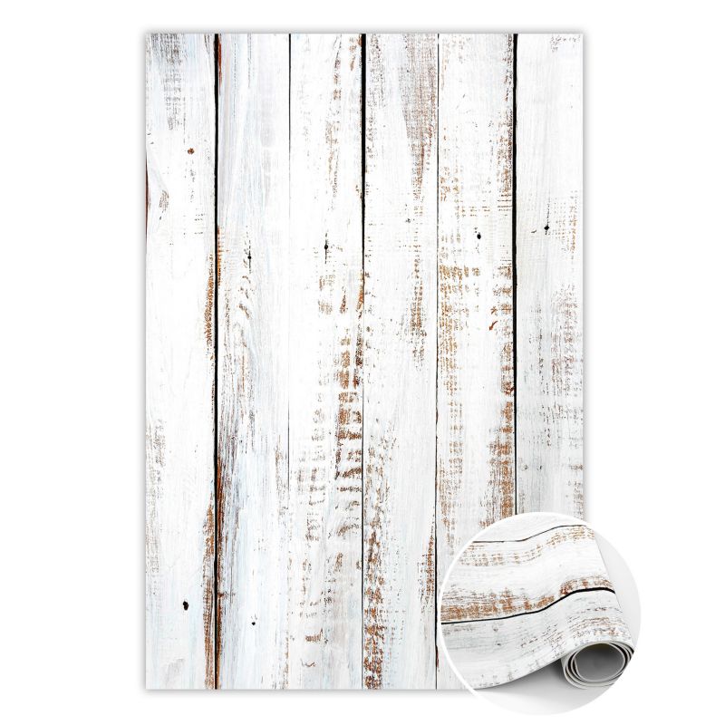 Dywan Tulup Wewnętrzny Dekoracyjny 100x150 cm Rustykalne drewno Mata dywanowa Dekoracyjna 1 szt.