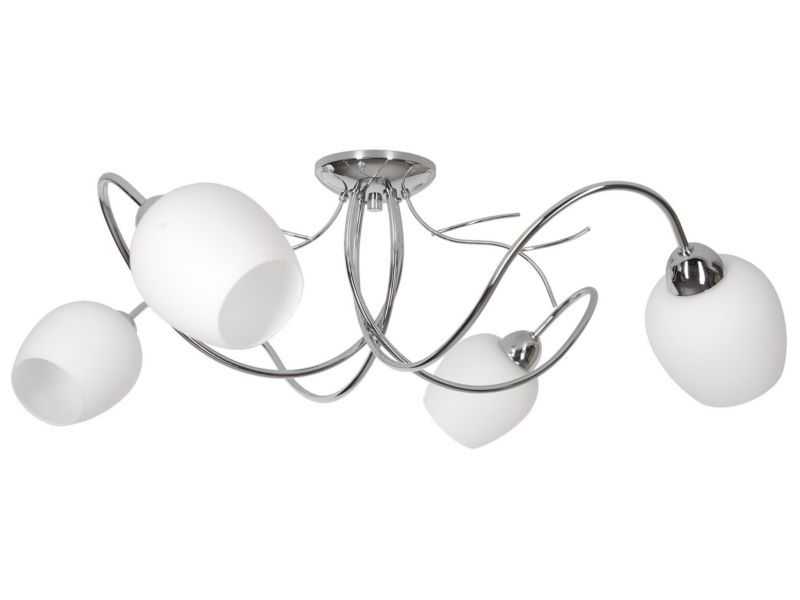 Lampa sufitowa wisząca Light Home LH Dorika Chrom 4x E14 40W srebrny 1szt.