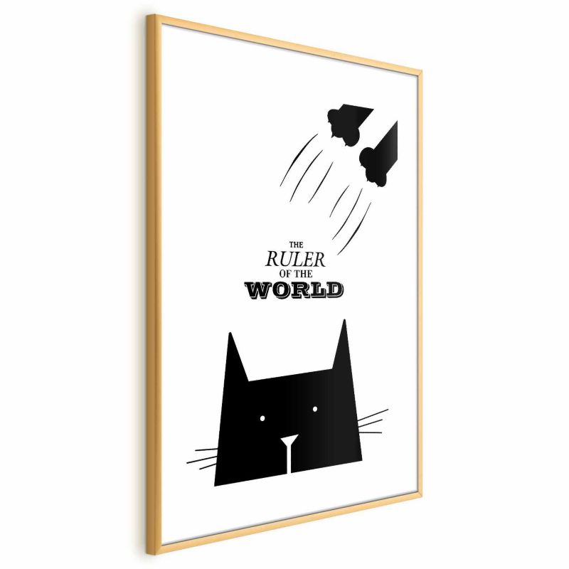 Plakat Artgeist Król świata 29,7x42 cm z ramą złotą 1 szt