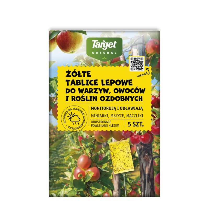 Żółte tablice lepowe Target 5 sztuk
