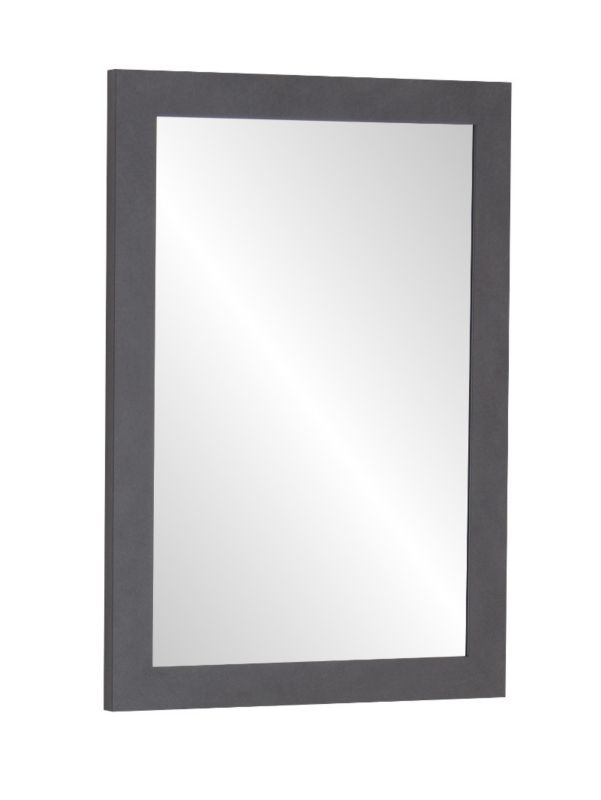 Lustro wiszące Profilmat 80x60 rama kolor grafitowy, szary art 1szt.