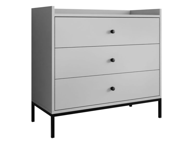 Komoda MIRJAN 24 Tokirot 3SZ jasny szary 1 szt.