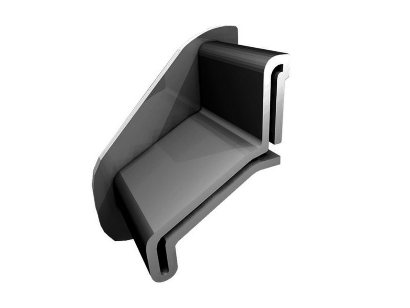 Odbojnik przyścienny Renoplast OP102 grafitowy