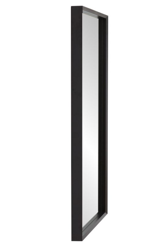 Lustro Profilmat 160x60 w czarnej ramie kasetonowej z efektem głębi 1szt.