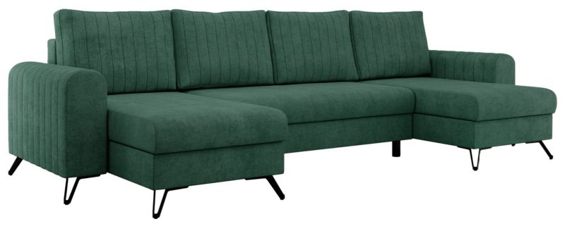 Narożnik MKS Meble AXEL U uniwersalny zielony struktura 1szt.