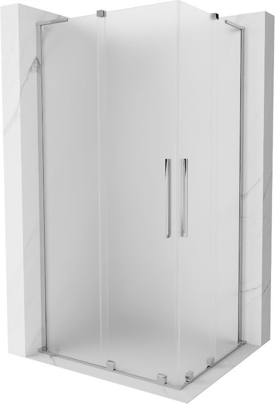 Kabina prysznicowa Mexen Velar L Duo rozsuwana 100 x 90 cm szron chrom 1 szt.