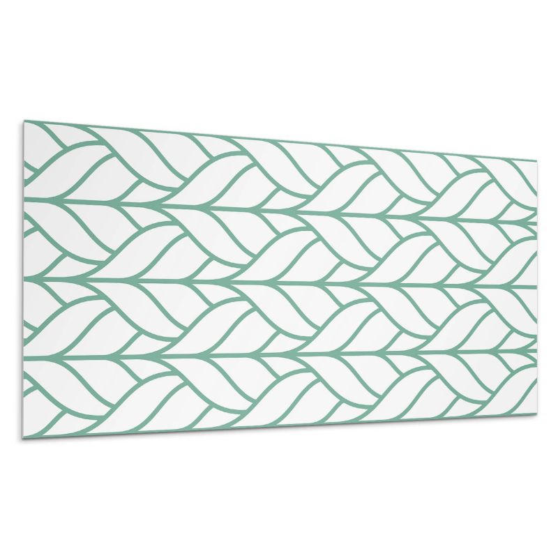 Panel samoprzylepny Wallfluent 120x60 cm Symetryczne liściaste desenie 1 szt.