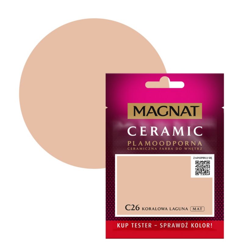 Tester farby Magnat Ceramic C26 koralowa laguna 0,03 l