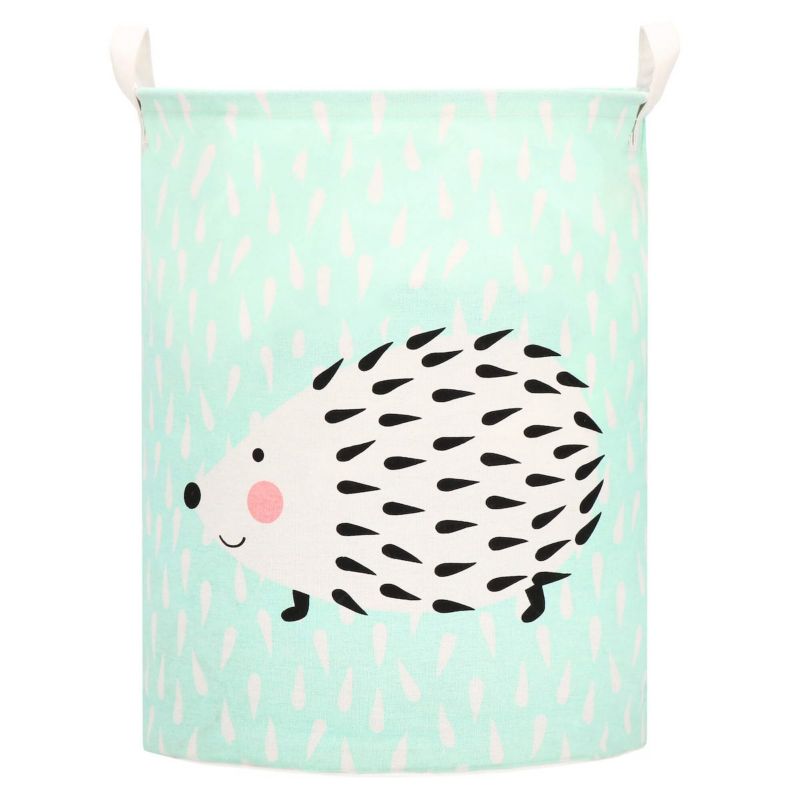 Kosz do przechowywania zabawek i ubrań Springos pojemnik z uszami zielony 1 szt.