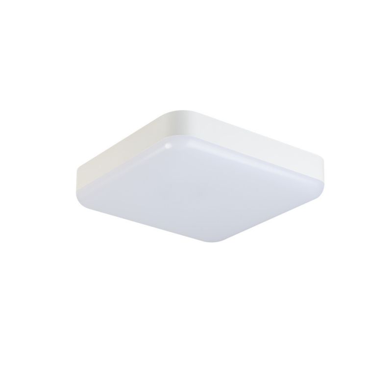 Plafon sufitowy nowoczesny Kanlux Iper biały LED 26W 4000K 3120lm kwadratowy IP65 wym: 5,5 x 26 x 26 cm tworzywo sztuczne - 1 szt.