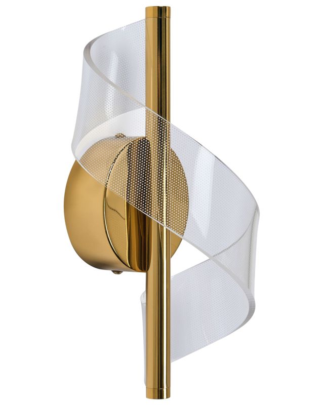 Lampa ścienna LED Sarela Metal Złoty 1 szt.