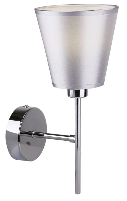 Kinkiet ścienny Candellux Vox chromowany srebrny 1 x E14 x 40W IP20 wym: 30 x 17 x 13 cm - 1 szt.