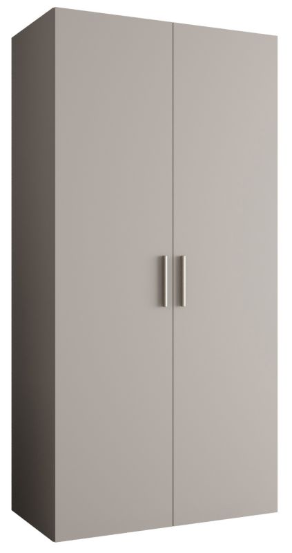 Szafa uchylna Abiks BARI 1 100 wys. 202 cm Kaszmir + u. Srebrny 1 szt