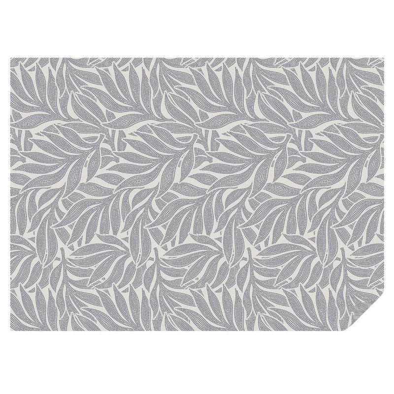 Naklejka Witrażowa Tulup 200x146 cm Folia na Szkło Elegancki wzór z liści w kropki 1 rol.