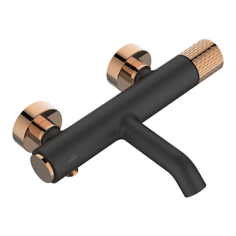 Bateria wannowa Invena Starlight czarna / rose gold 1 szt.