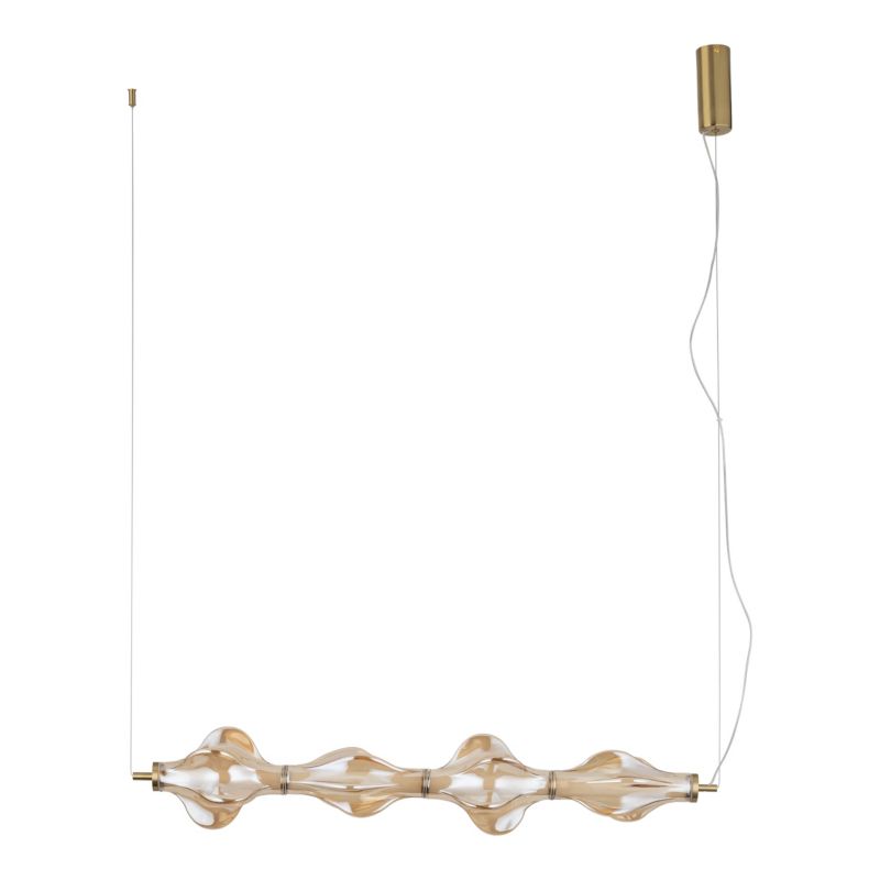 Lampa Wisząca Tk-Lighting Elva Brass Lampa Wisząca Led 30W - 1szt.