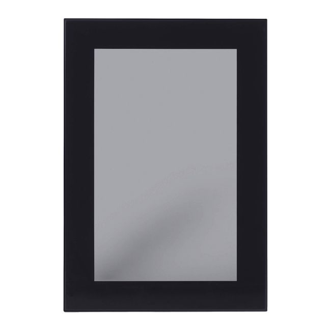 Front kuchenny do szafki wysokiej z przeszkleniem dymionym GoodHome Winterana 50 x 71,5 cm czarny