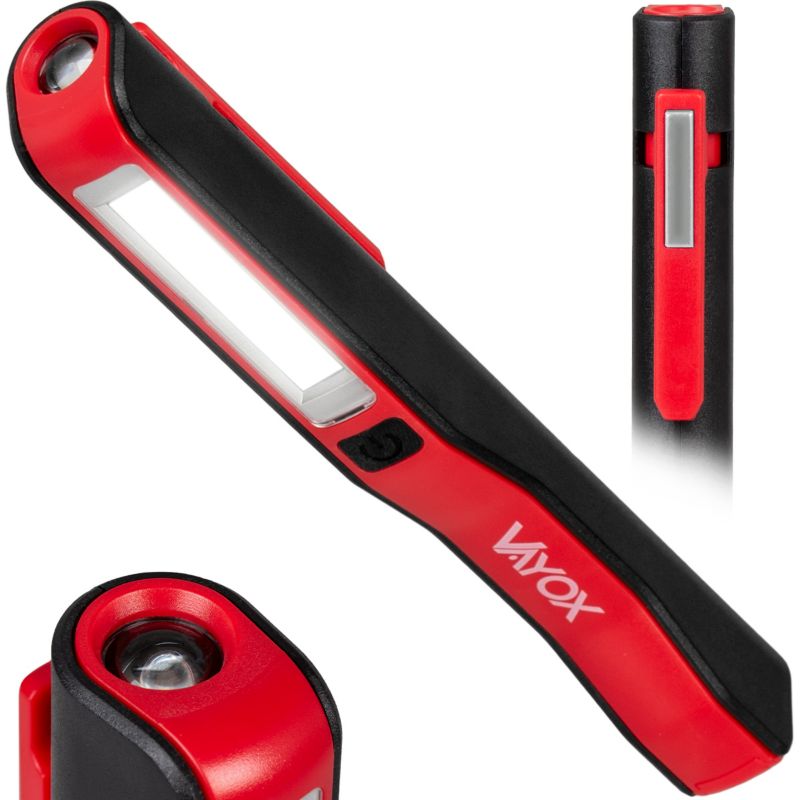 Latarka warszatowa Vayox VA0102 na baterie magnes 120lm 1 szt.
