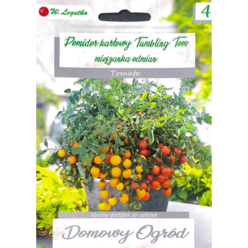 1 szt, Pomidor cherry Tumbling Tom, mix odmian - Nasiona: Ilość w opakowaniu: 0.2 g
