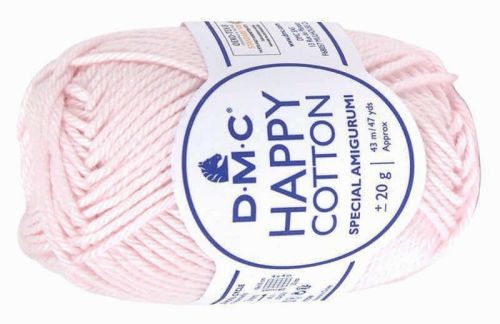włóczka HAPPY COTTON DMC 763 / jasny róż
