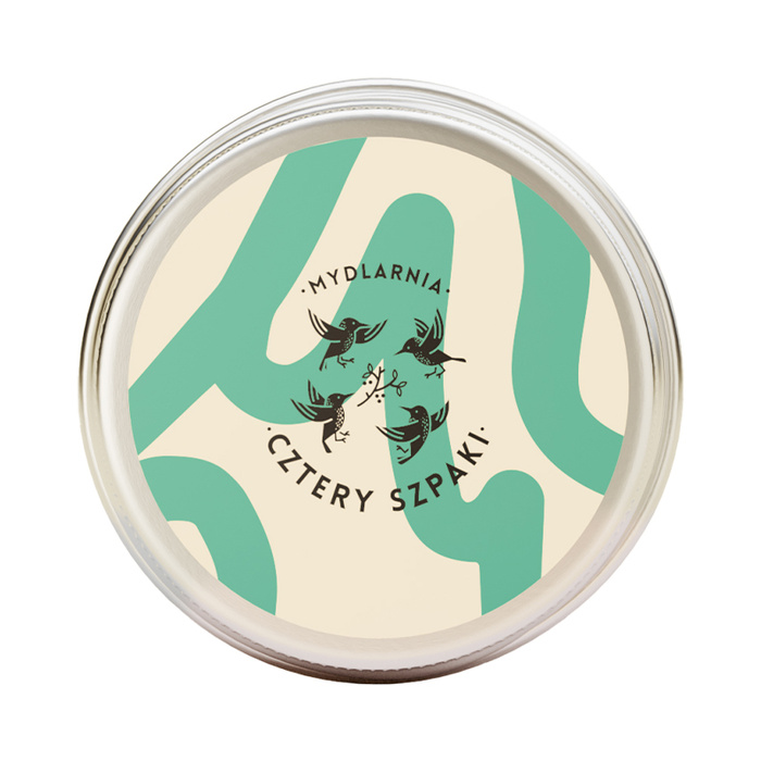 4 Szpaki Puszka na szampon lub odżywkę Miętowa