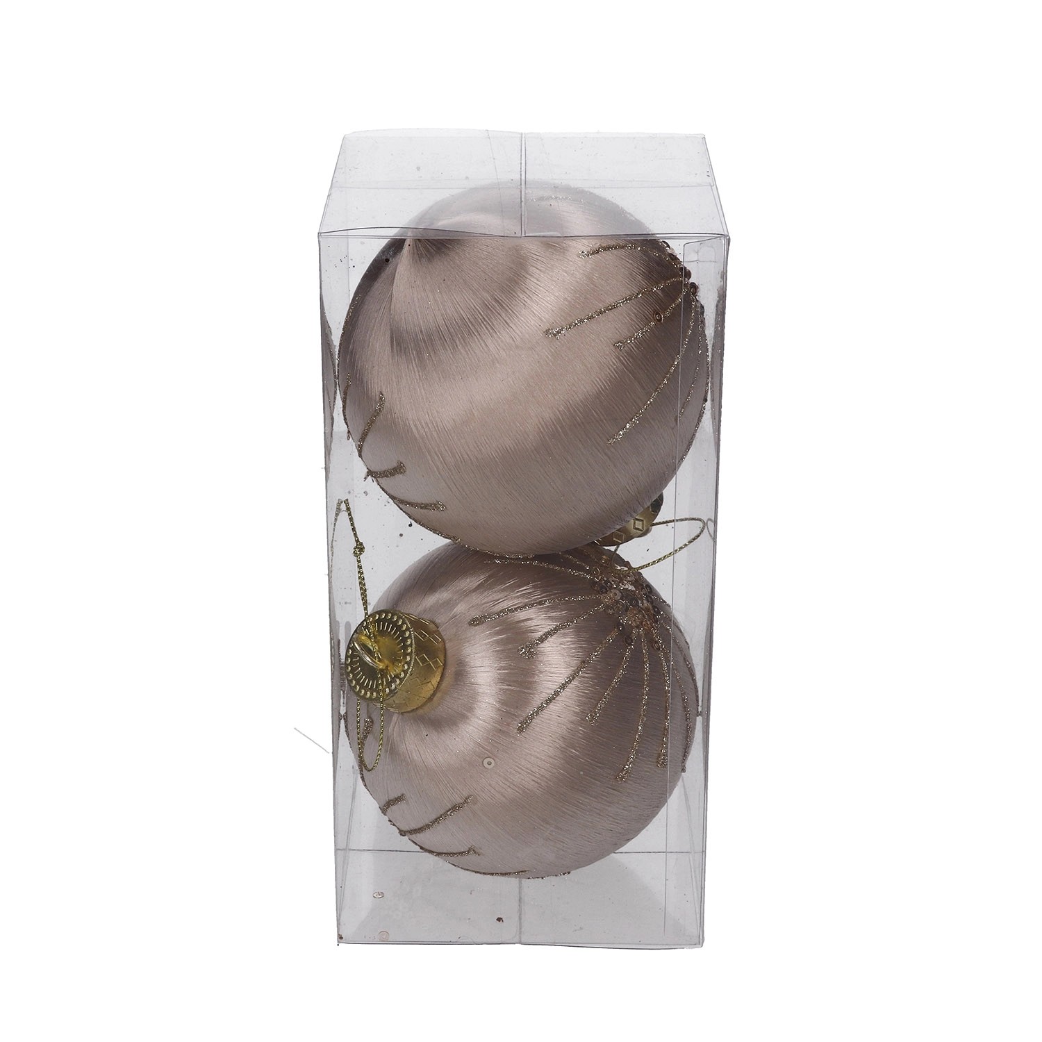 Bombki styropianowe 10 cm - 2 szt.