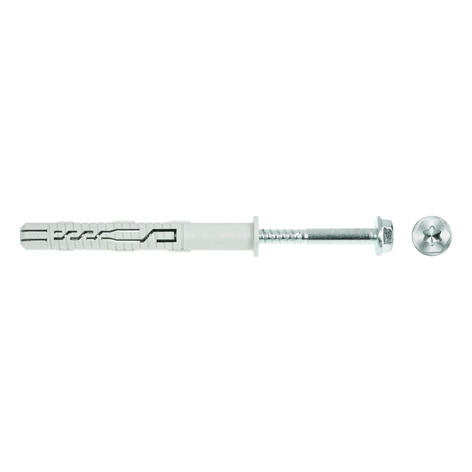 Wkręt-met Kołek ramowy z łbem 6-kątnym i gniazdem torx 12 mm x 140 mm