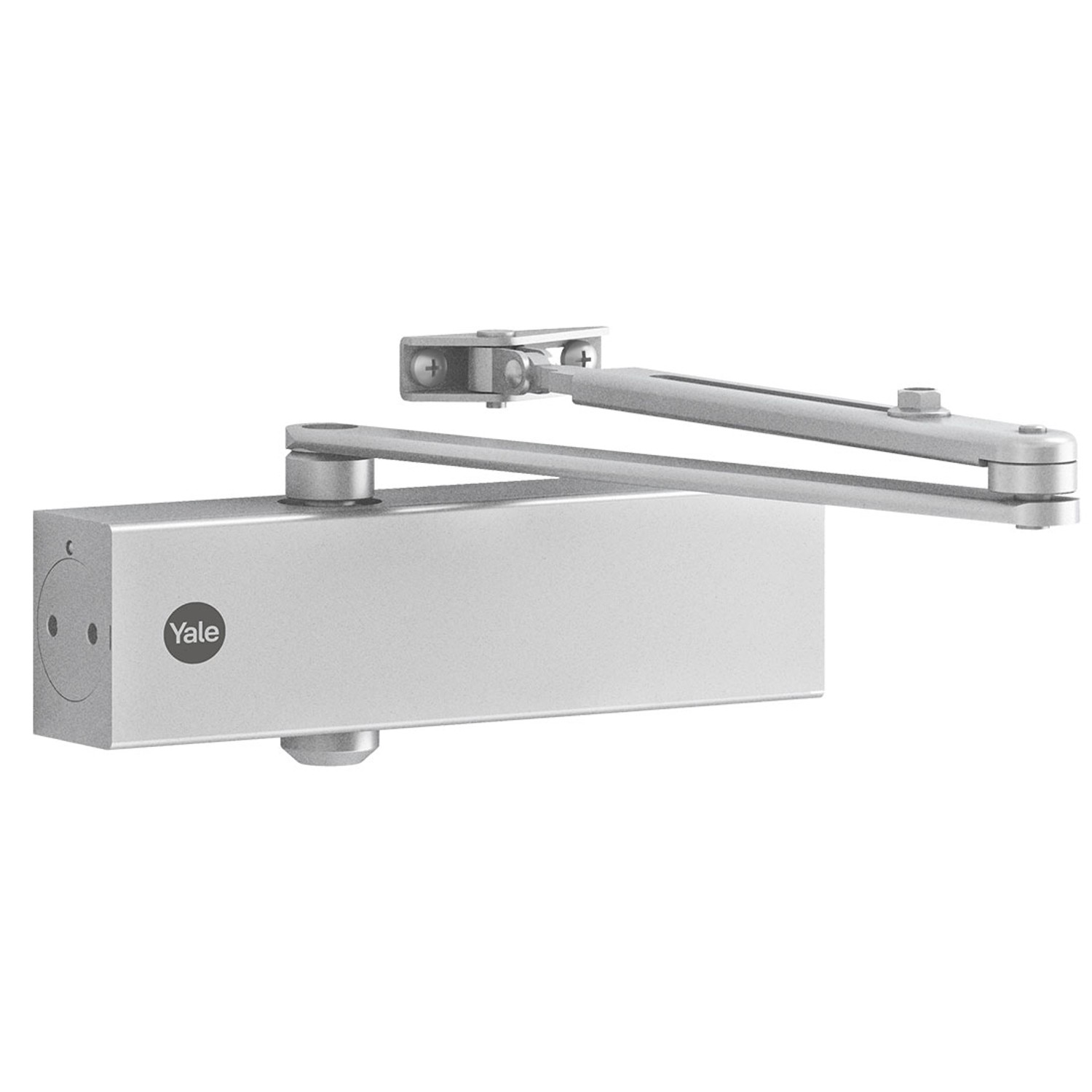 Yale Zamykacz 5500 srebrny do drzwi 100 kg z Back-Check