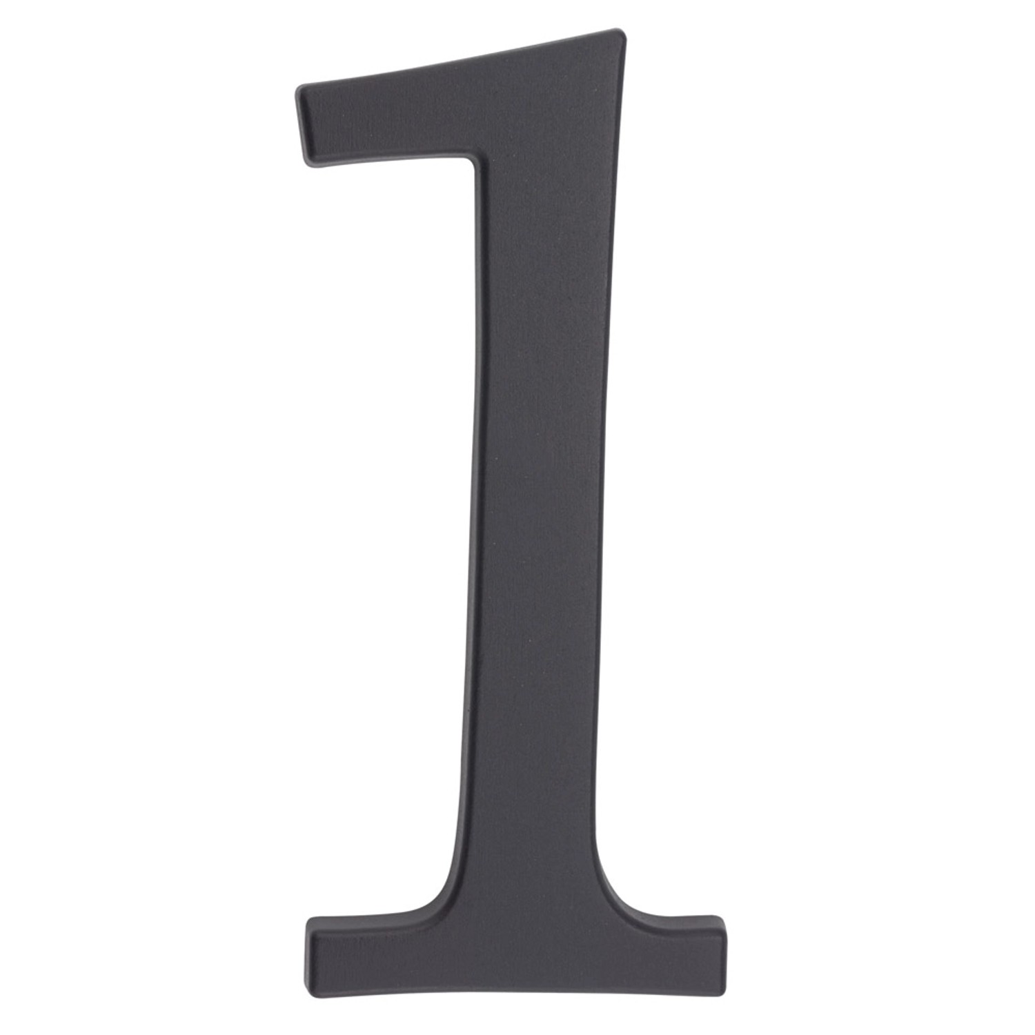 Metro Cyfra 1 aluminiowa grafitowa wys. 19cm