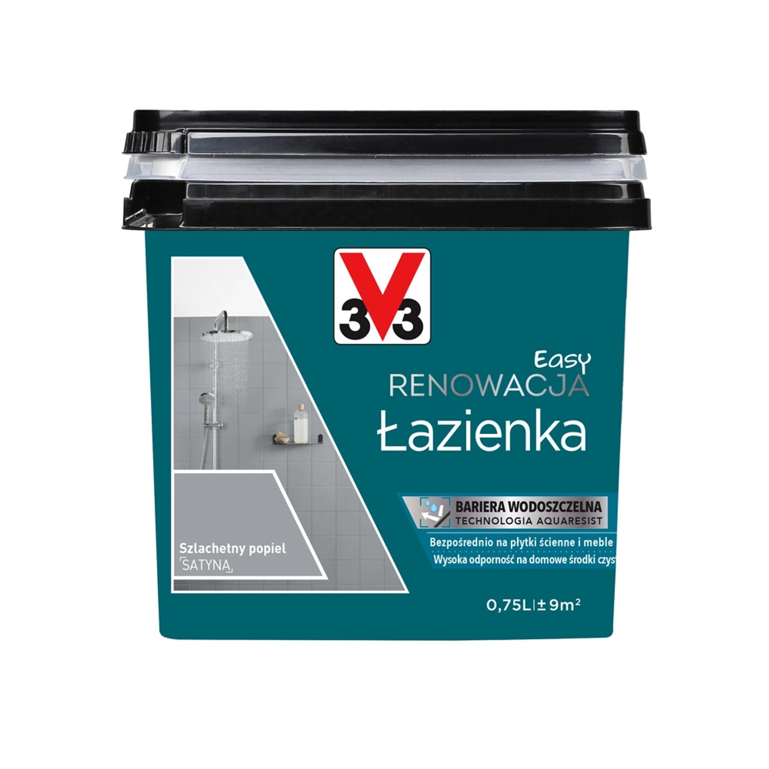 Farba V33 Easy Renowacja Łazienka szlachetny popiel 750 ml