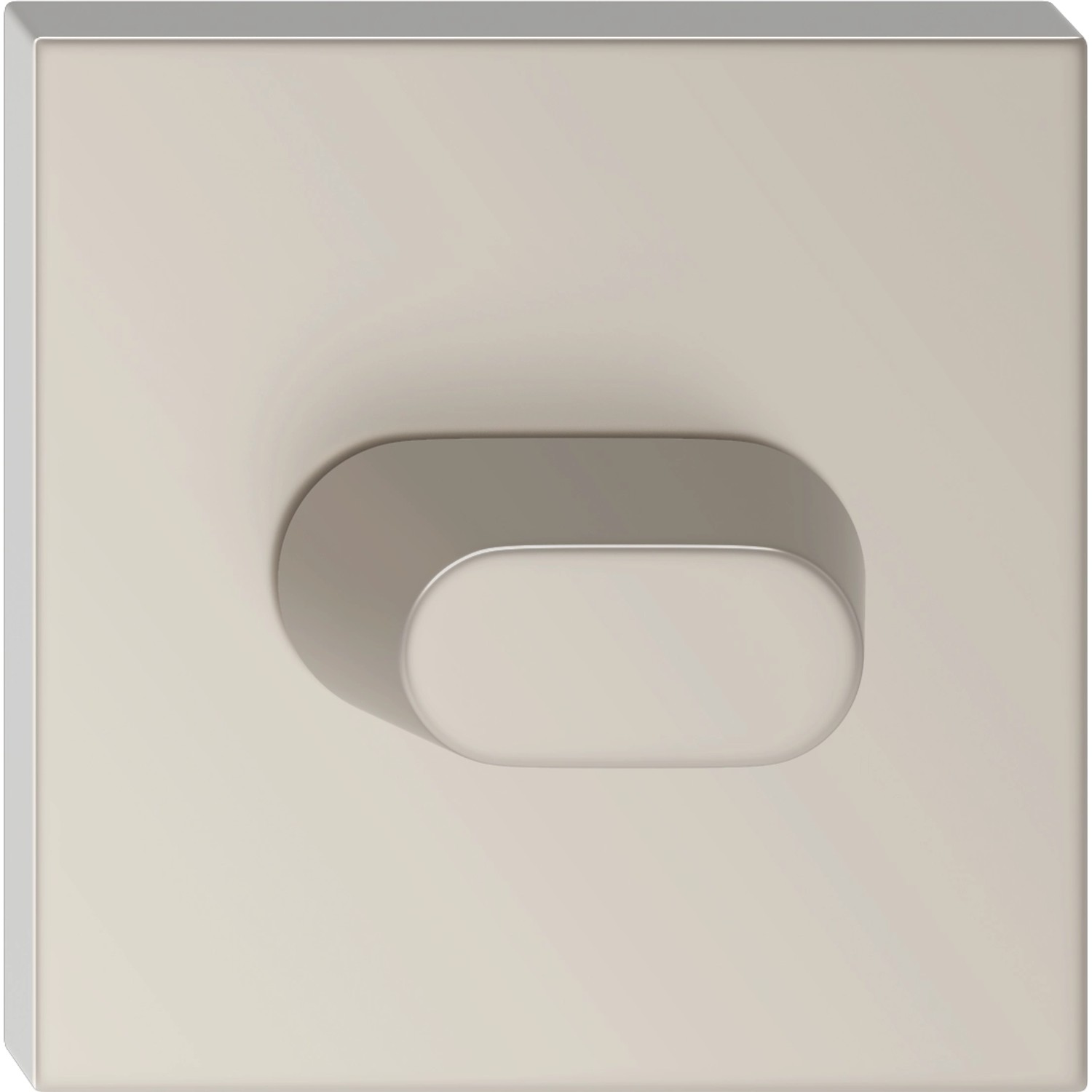 Rozeta kwadratowa dolna WC nikiel velvet